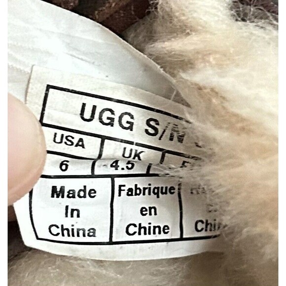 Ugg Dakota Moccasin Slippers Womens Size 6 Suede Leather Shoes Brown She… - Picture 9 of 9